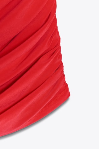 Vestido direito - Vermelho