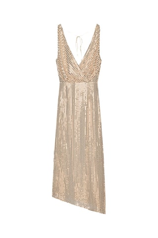 Vestido midi - Dourado