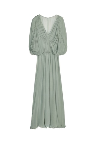 Vestido comprido - Verde-claro