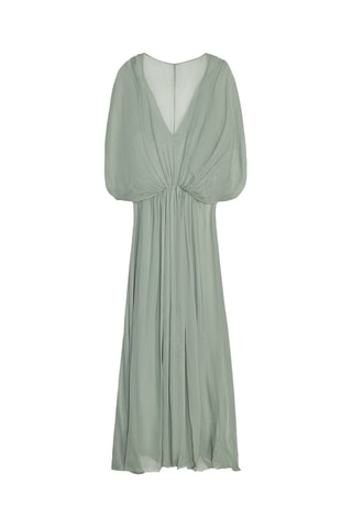 Vestido comprido - Verde-claro