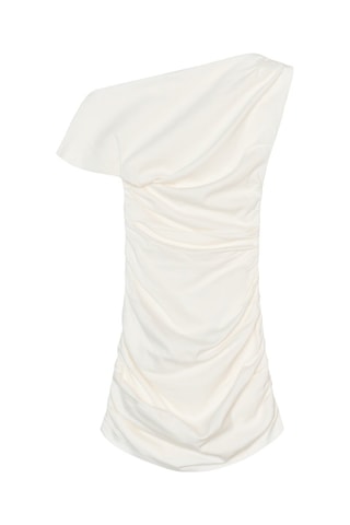 Vestido drapeado - Cru