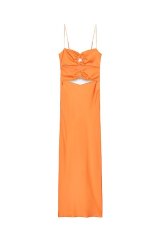 Vestido direito - Laranja