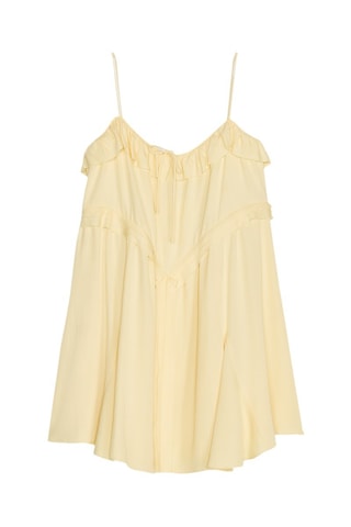 Vestido trapézio - Amarelo