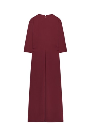 Vestido midi - Bordô