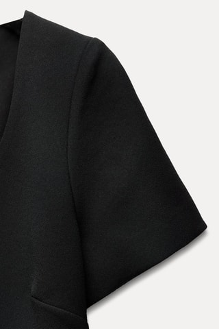 Vestido direito - Preto