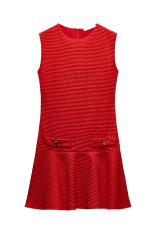 Vestido cintura baixa - Vermelho