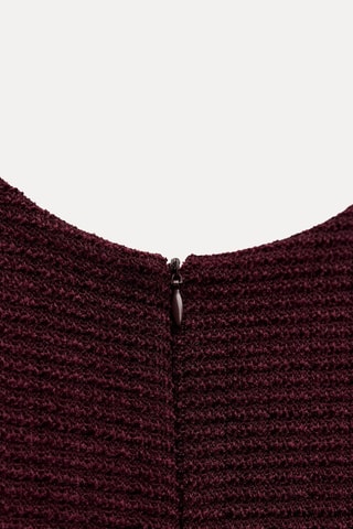 Vestido cintura baixa - Bordô