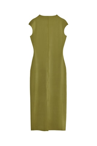 Vestido direito - Verde azeitona