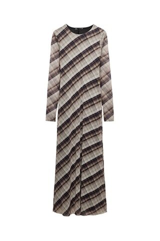 Vestido direito - Castanho