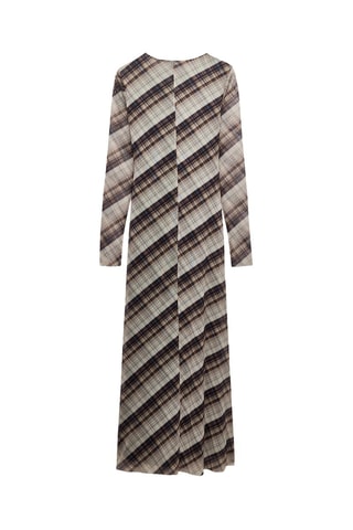 Vestido direito - Castanho