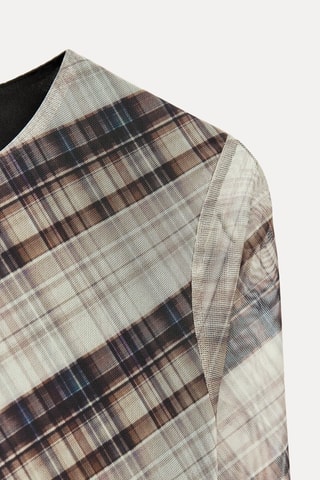 Vestido direito - Castanho