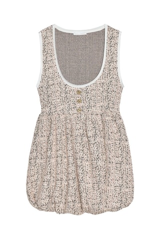 Vestido estilo patinadora - Cru