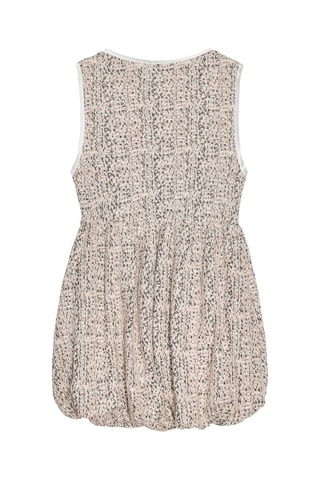 Vestido estilo patinadora - Cru