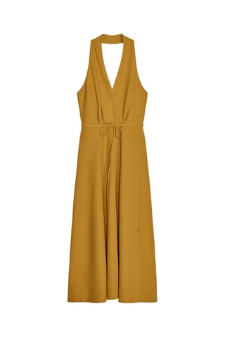 Vestido midi - Camel