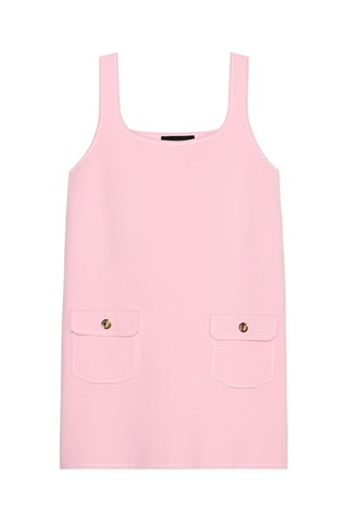 Vestido direito - Rosa