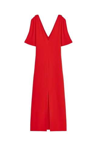 Vestido midi - Vermelho