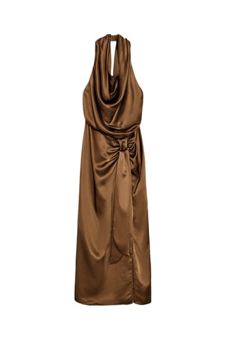 Vestido midi - Dourado