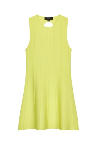 Vestido trapézio - Verde-claro