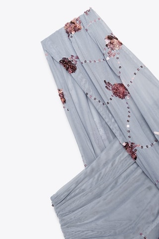 Vestido direito - Azul-claro