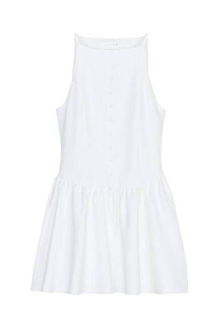 Vestido de cintura descida - Branco