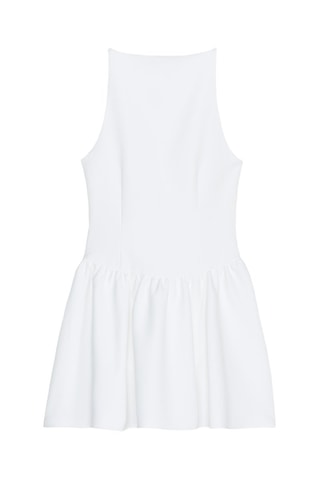 Vestido de cintura descida - Branco