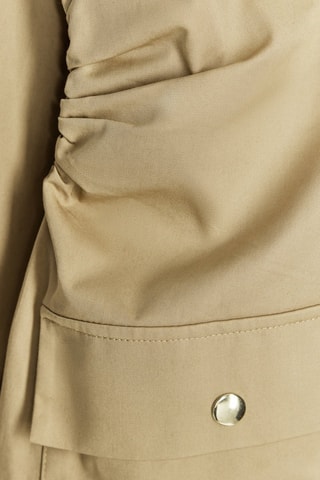 Vestido direito - Caqui