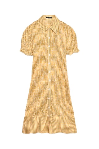 Vestido-camisa - Mostarda