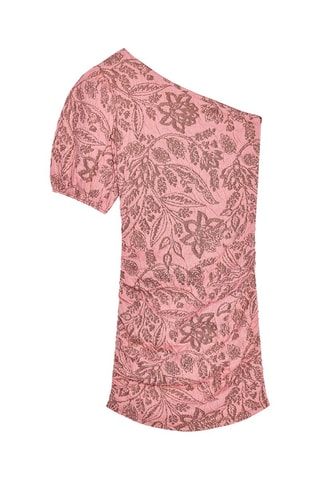 Vestido assimétrico - Rosa
