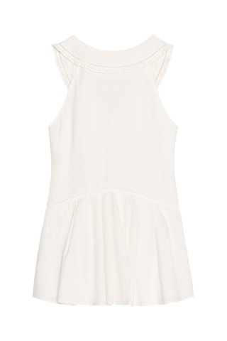 Vestido estilo patinadora - Cru