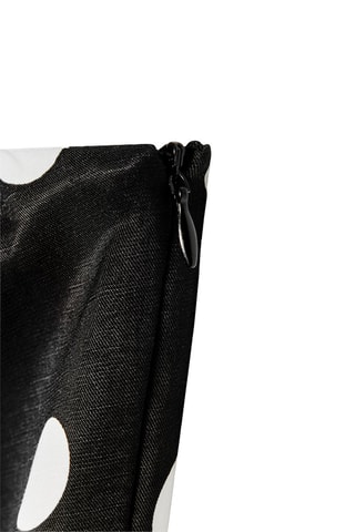 Vestido corpete - Preto e branco