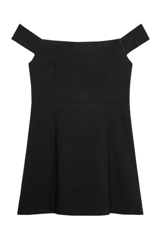 Vestido estilo patinadora - Preto