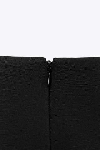 Vestido estilo patinadora - Preto