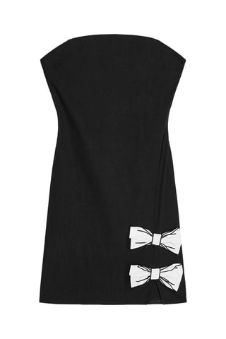 Vestido corpete - Preto