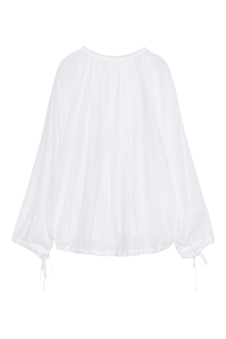 Camisa em rami - Branco