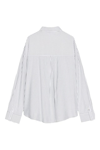 Camisa - Branco e cinzento