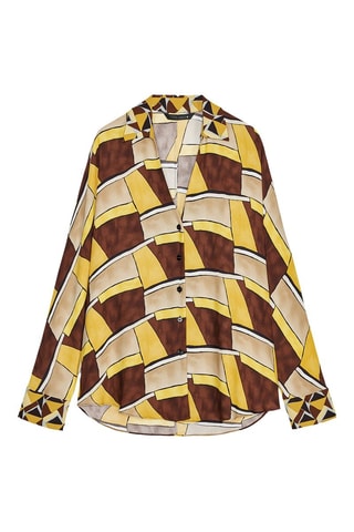 Camisa - Amarelo e castanho