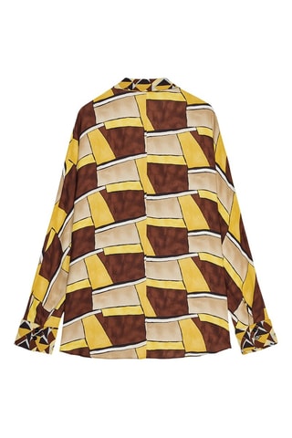 Camisa - Amarelo e castanho