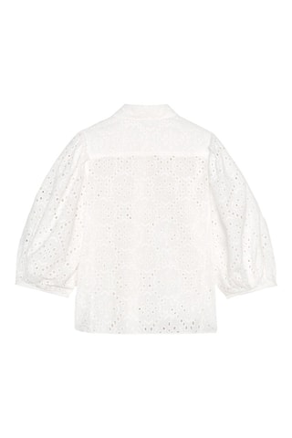 Camisa em bordado inglês - Branco