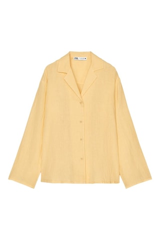 Camisa em linho - Amarelo