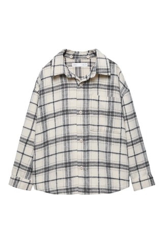 Sobrecamisa com capuz - Cru