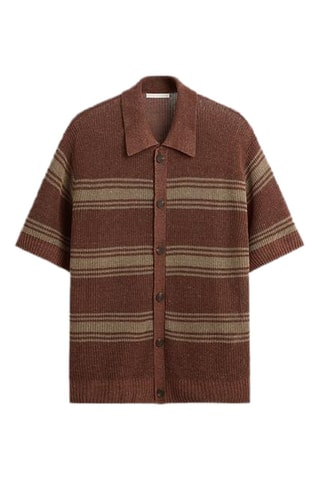 Chemise en lin - Marron