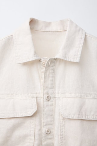 Camisa em linho - Cru