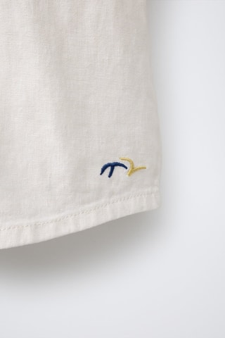 Camisa em linho - Cru