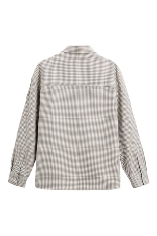 Chemise - Taupe et écru