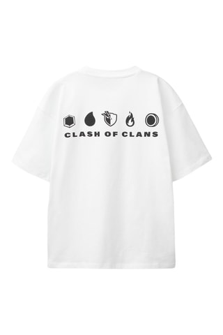 T-shirt Clash Of Clans - Branco
