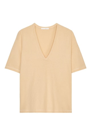 T-shirt em linho - Marfim