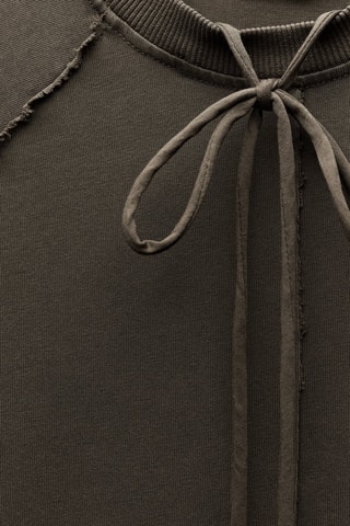 T-shirt efeito ilusório - Cinzento-escuro