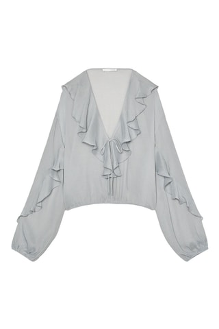 Blusa - Cinzento-claro