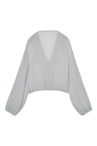 Blusa - Cinzento-claro