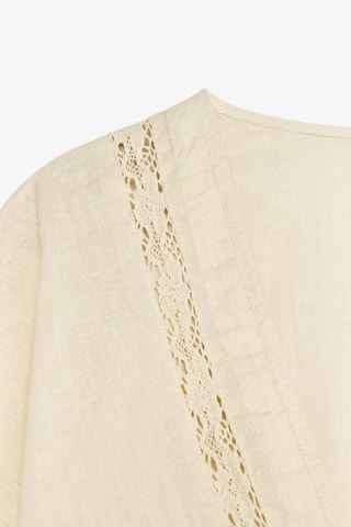 Blusa em linho - Bege